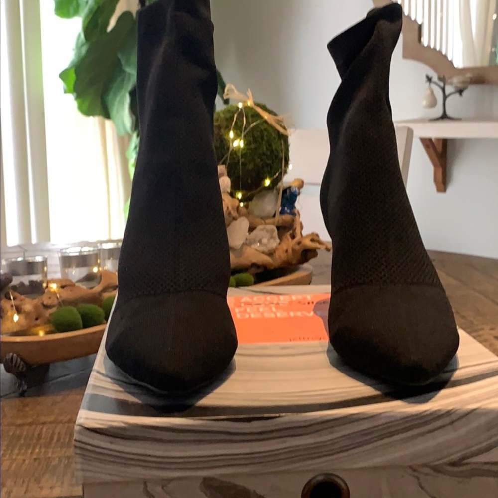 JEFFREY CAMPBELL SOCK BOOTIES. Preloved